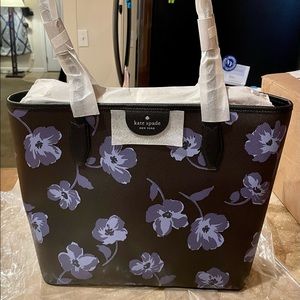 NWT Kate spade floral tote purse
